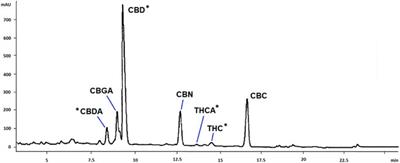 Cannabidiol Isolated From Cannabis sativa L. Protects Intestinal Barrier From In Vitro Inflammation and Oxidative Stress